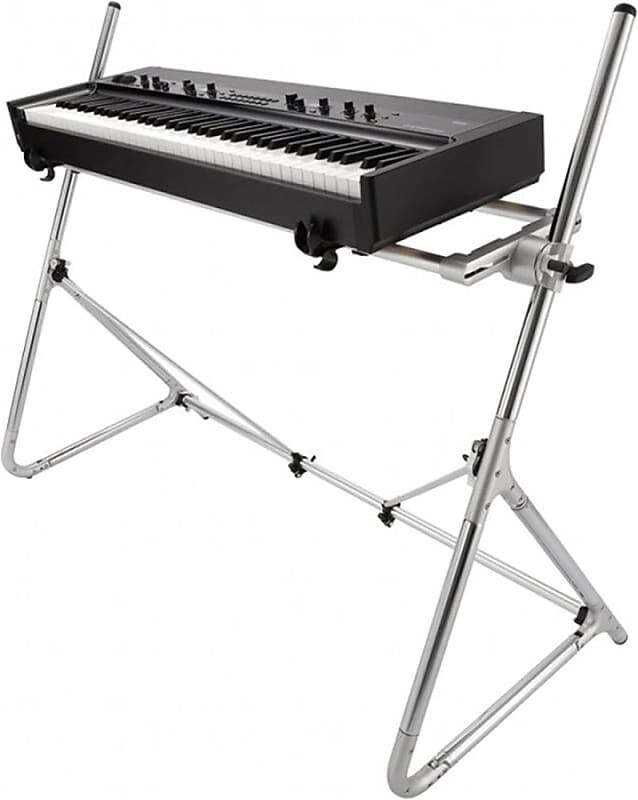 

Korg Sequenz Standard M-SV 73-76 Key Single Keyboard Stand - Silver Sequenz Standard M-SV Keyboard Stand - Silver