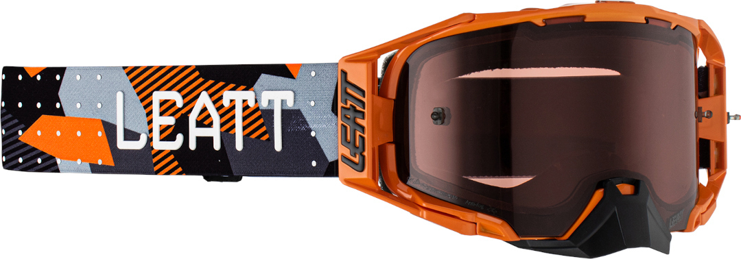 Очки Leatt Velocity 6.5 для мотокросса, оранжево-черные