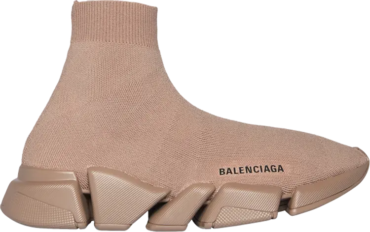 

Кроссовки Balenciaga Speed 2.0 Sneaker Dark Beige, коричневый