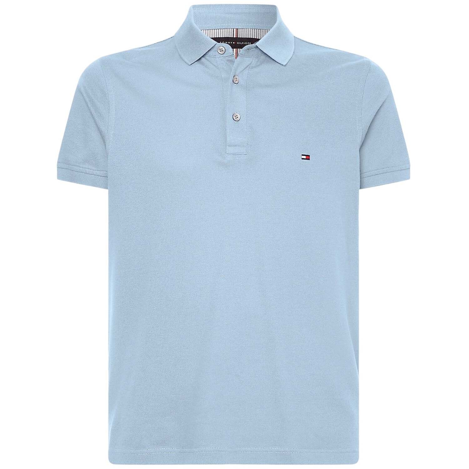 

Поло Tommy Hilfiger 1985 Slim Fit, светло-голубой