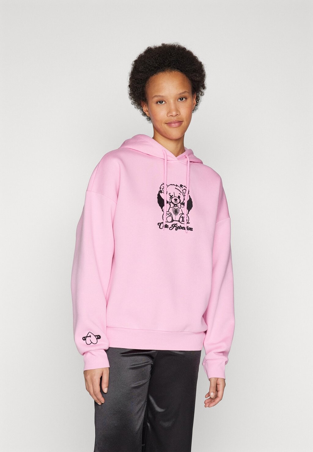 

Толстовка Grunge Teddybear Oversized Cora Hoodie Even&Odd, розовый
