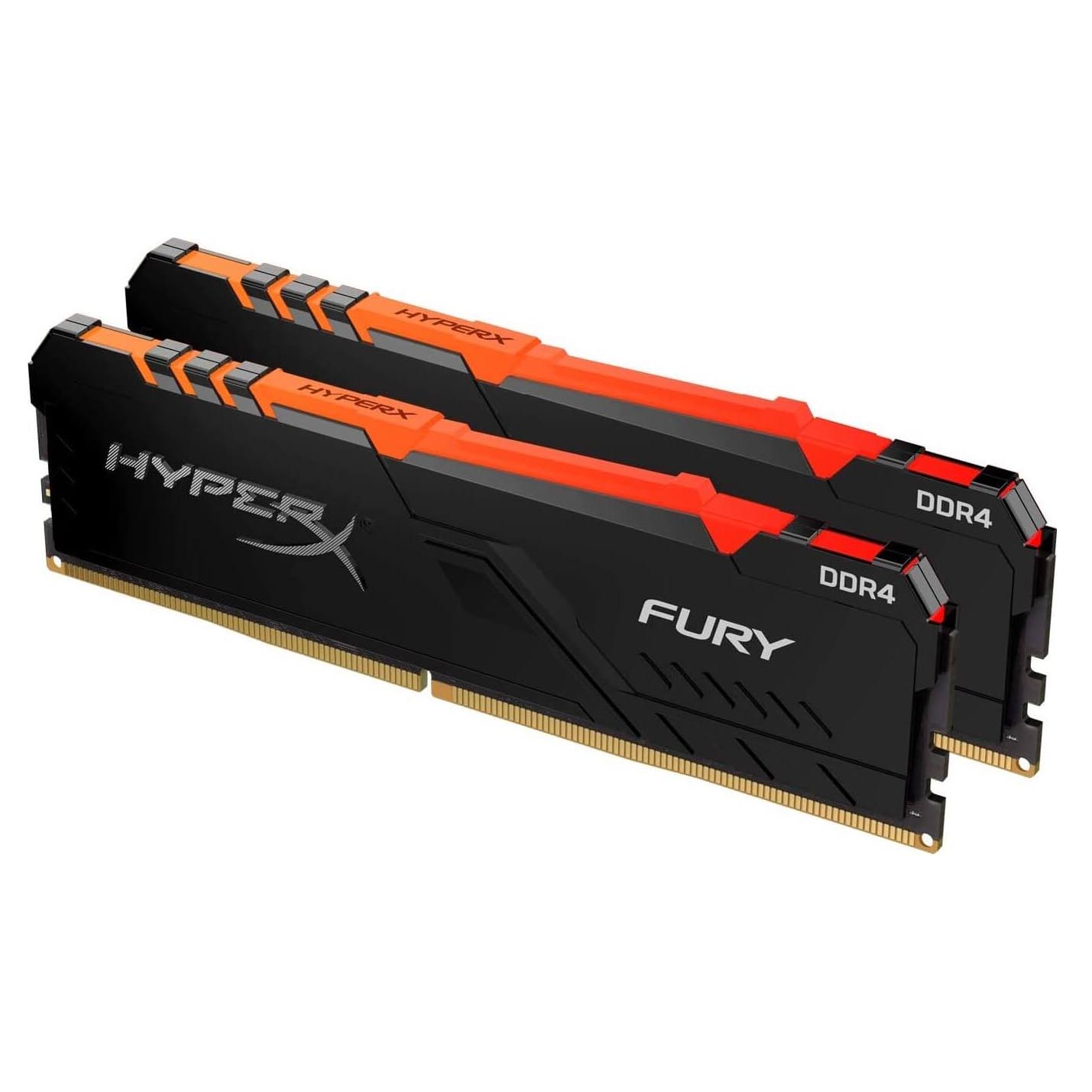 цена Модуль памяти HyperX Fury RGB 32 ГБ (2 x 16 ГБ) 3200 МГц DDR4 CL16 HX432C16FB4AK2/32