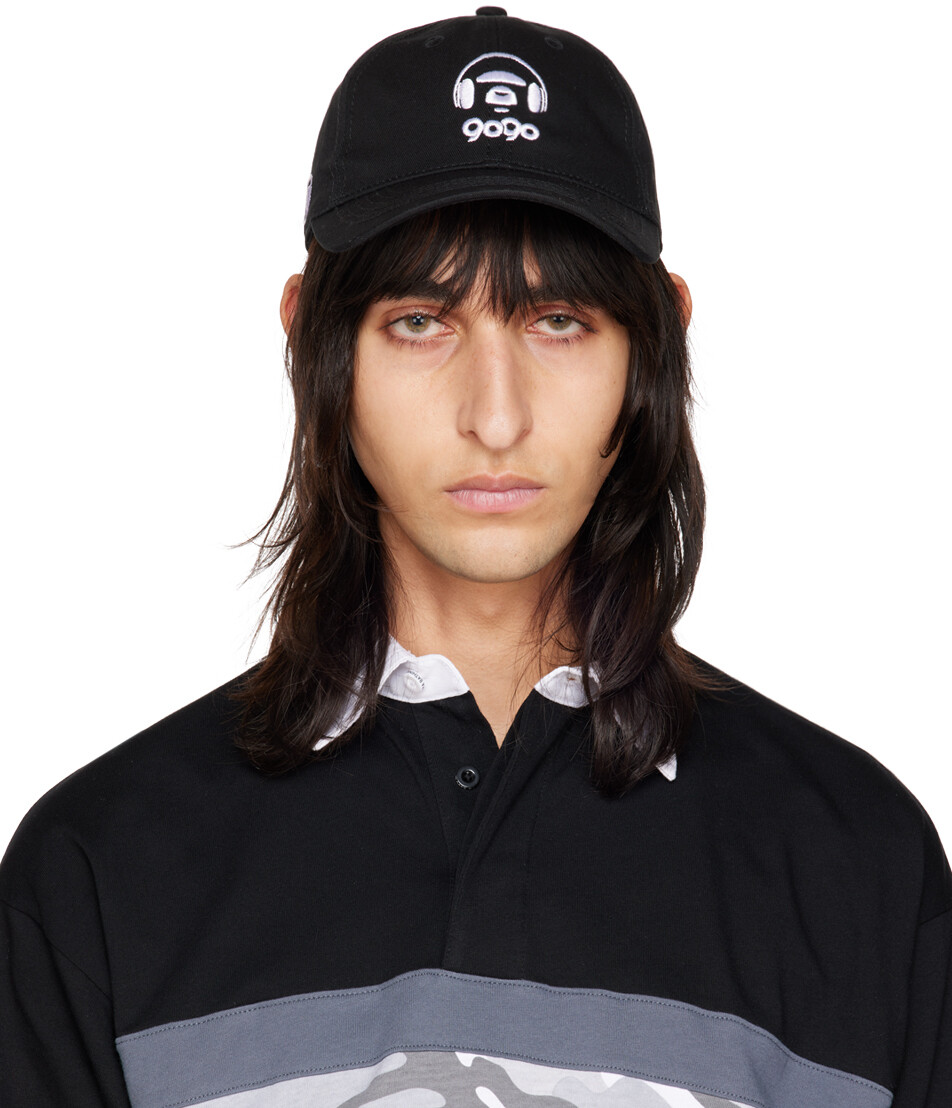 

Черная кепка с вышивкой AAPE by A Bathing Ape