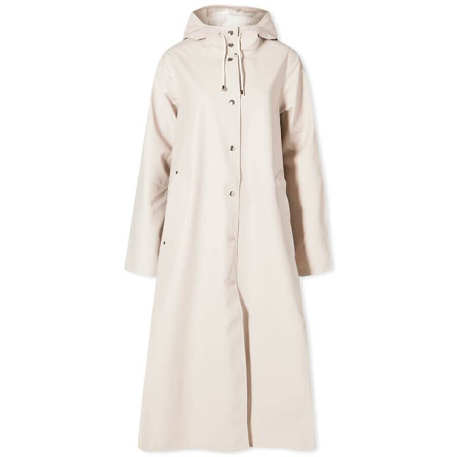 

Плащ Stutterheim Moseback Long, светло-бежевый