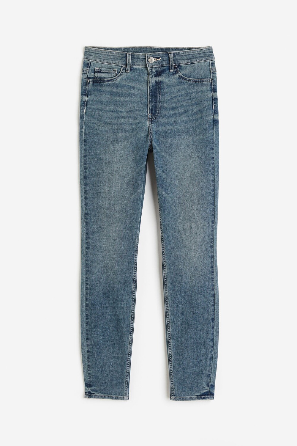 

Джеггинсы H&M Ultra High Ankle, синий