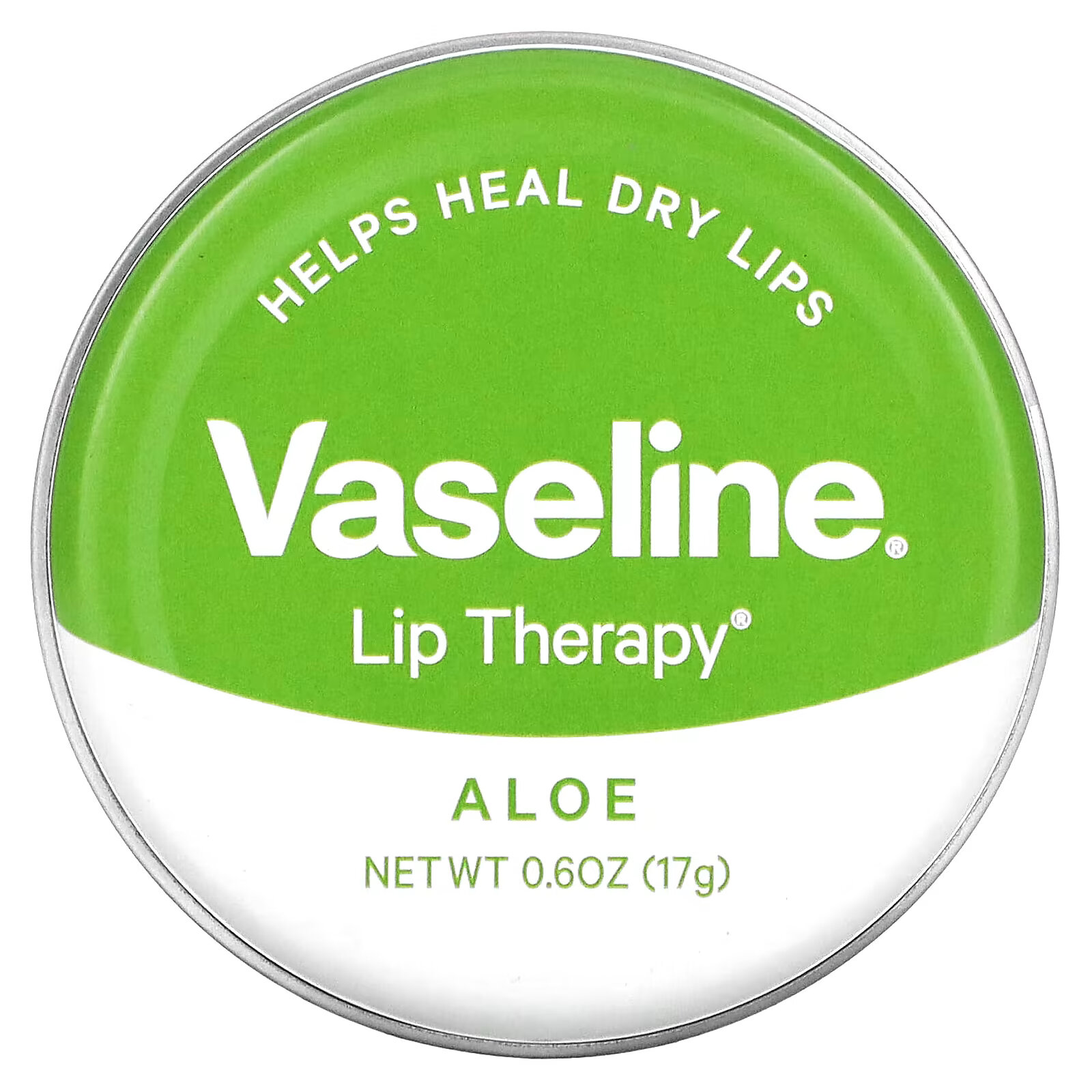Vaseline, Lip Therapy, алоэ, 17 г (0,6 унции) vaseline lip therapy розовые губы 2 упаковки по 7 г 0 25 унции