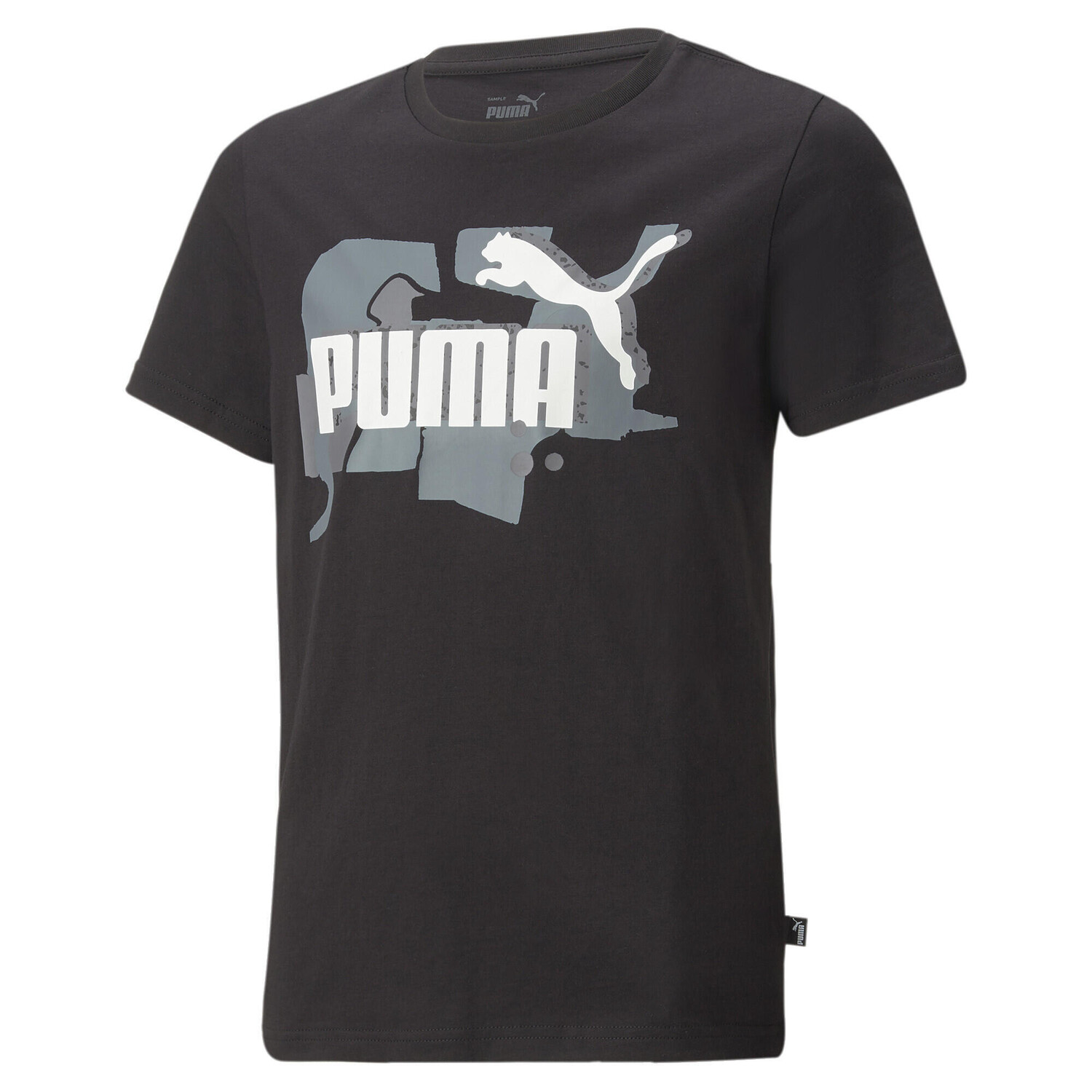 

Молодежная футболка Essentials+ STREET ART с логотипом PUMA, черный