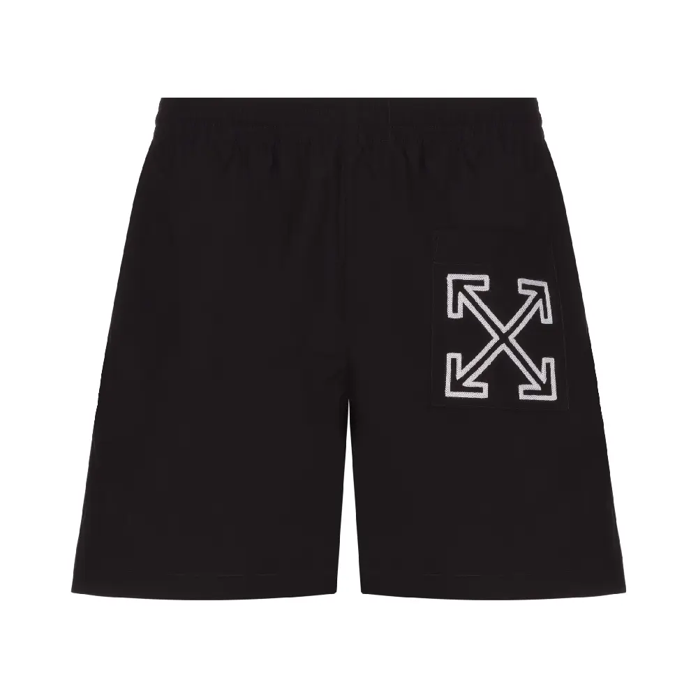 

Шорты Off-white Poplin Logo, черный
