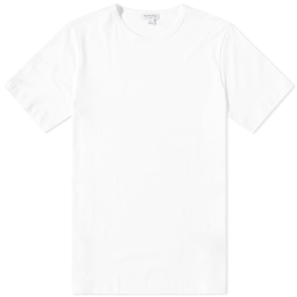 

Футболка Sunspel Classic Crew Neck Tee, Белый