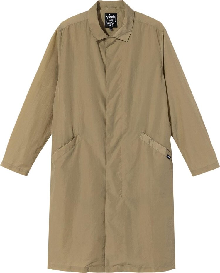 

Пальто Stussy x No Vacancy Inn Light Weight Coat 'Beige', загар