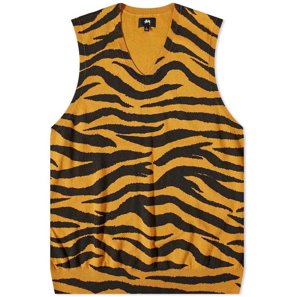 

Джемпер Stussy Tiger Printed Sweater Vest