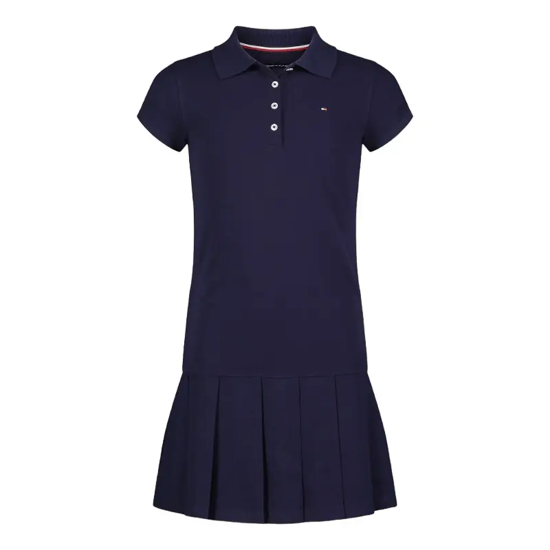 

Платье Tommy Hilfiger Big Kids' Solid Polo, темно-синий