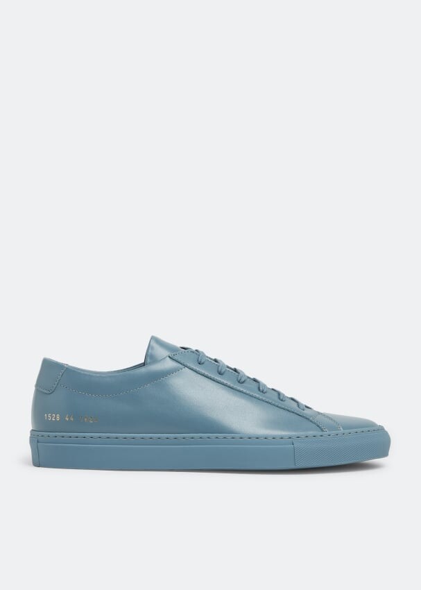 

Кроссовки COMMON PROJECTS Achilles leather sneakers, синий