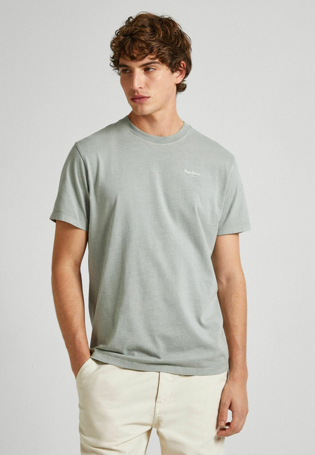 

Базовая футболка Jacko Pepe Jeans, цвет palm green