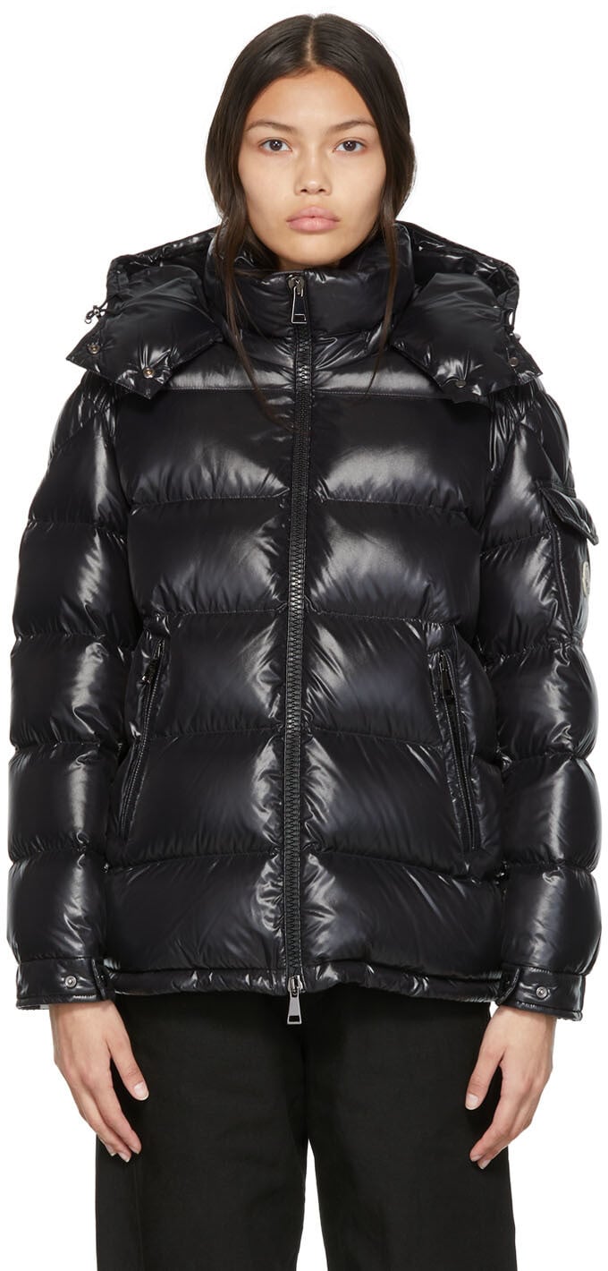 

Черный пуховик Maire Moncler