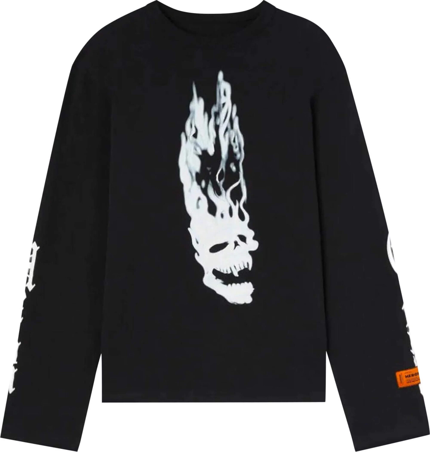 

Свитшот Heron Preston Flaming Skull Long-Sleeve, черный/белый