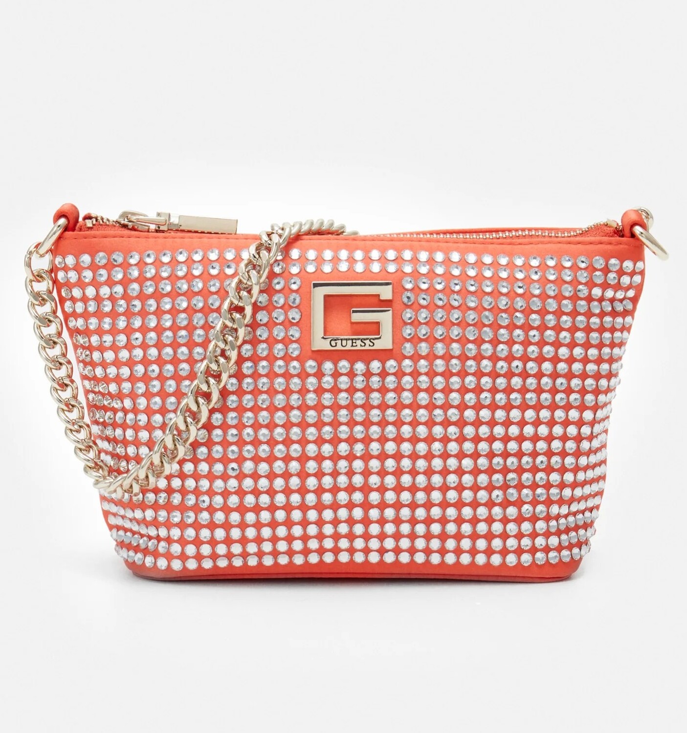

Сумка кросс-боди Guess Gilded Glamour Mini Tp Zp Bkct, оранжевый