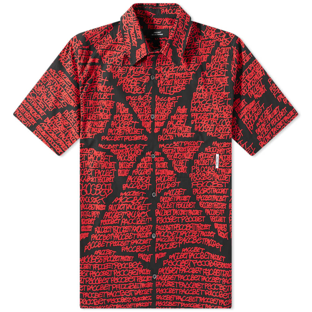 

Рубашка PACCBET Short Sleeve Spider Web Logo Shirt