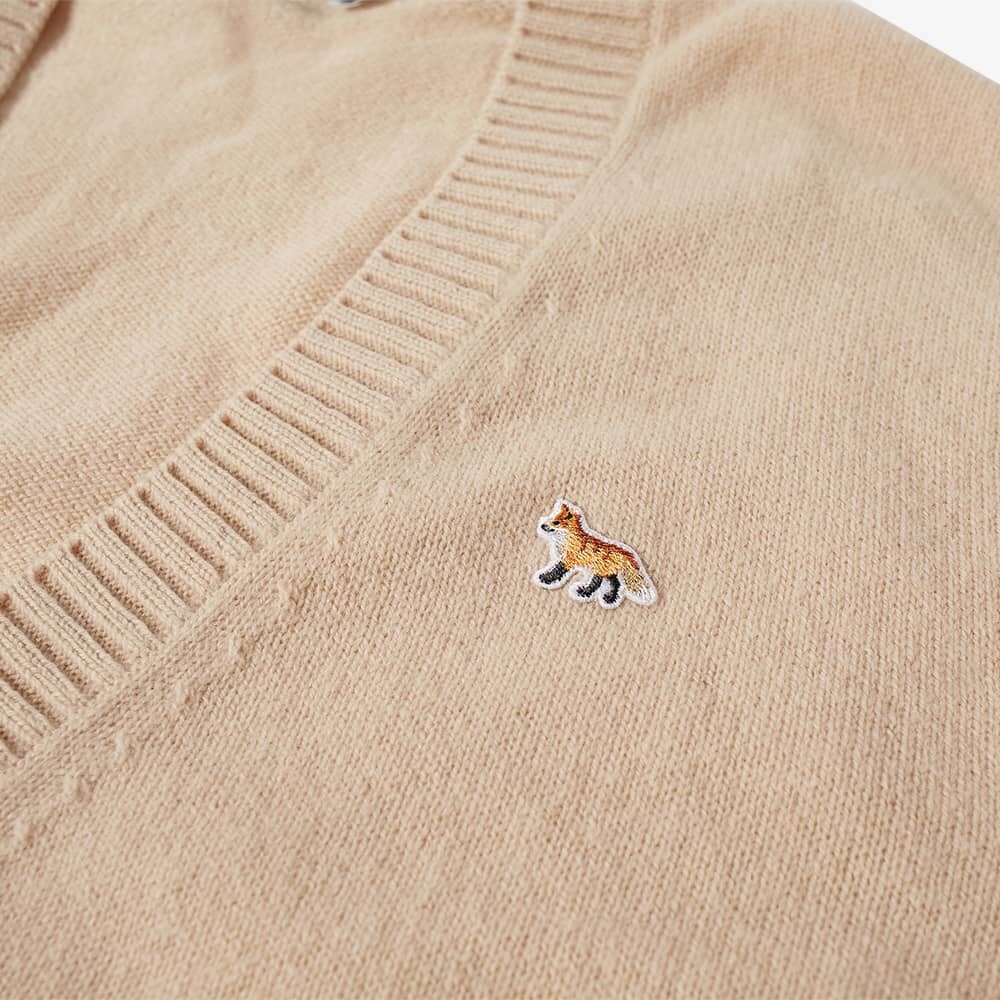 

Джемпер Maison Kitsuné Baby Fox Patch Cosy Cardigan, Коричневый