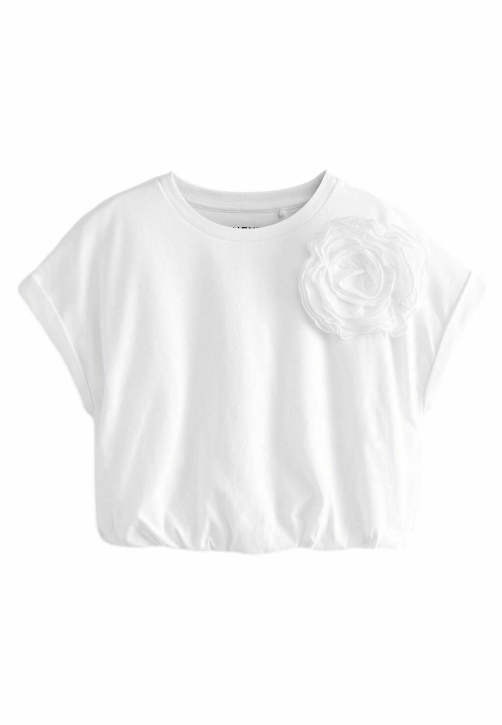 

Футболка с принтом Bubble Hem Corsage Next, белый