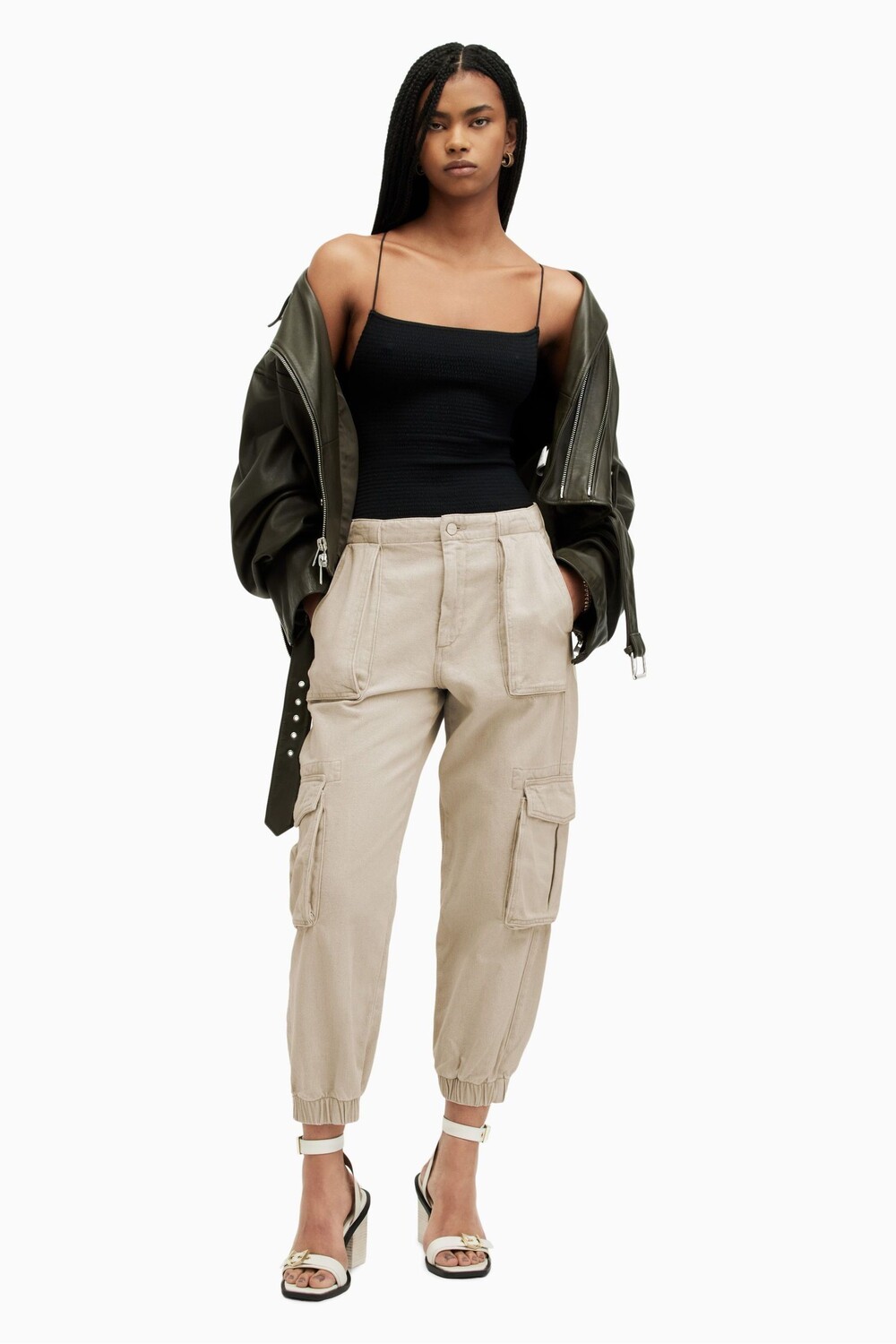 

Allsaints джинсовый топ allsaints frieda и брюки All Saints, белый