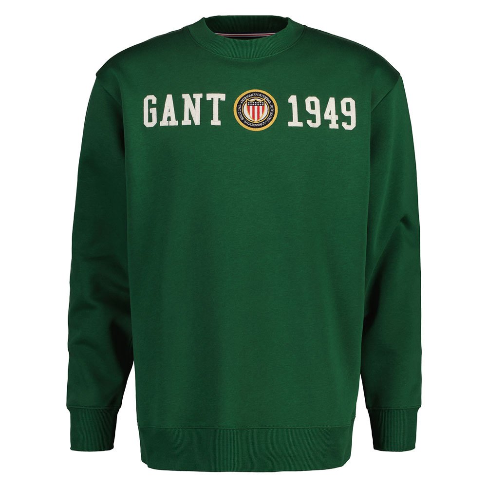 Толстовка Gant Crest, зеленый