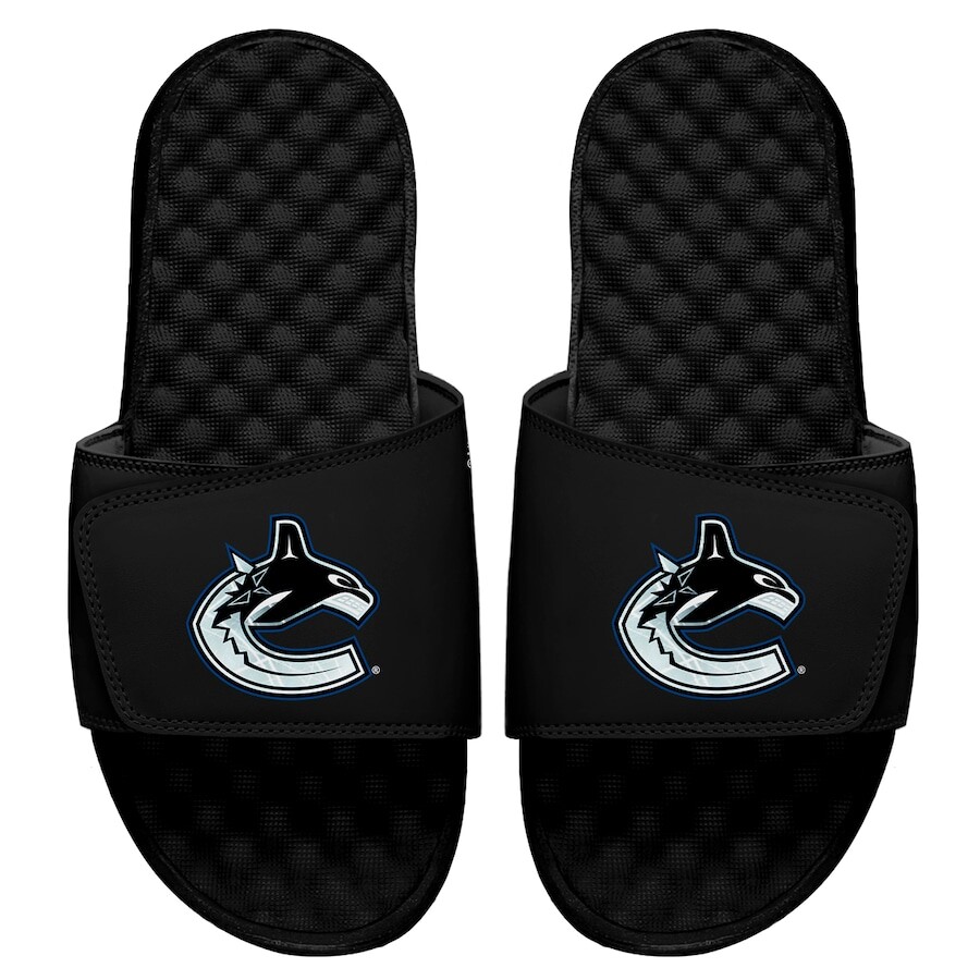 

Шлепанцы ISlide Vancouver Canucks, черный