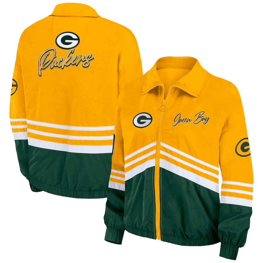 

Ветровка WEAR by Erin Andrews Green Bay Packers, золотой