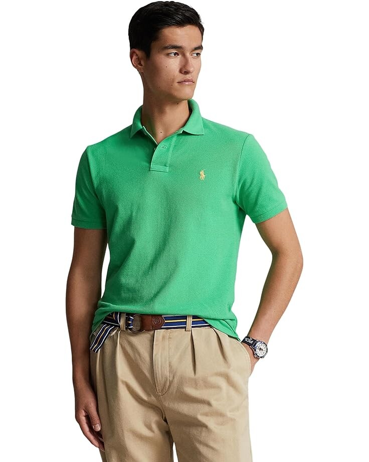 

Поло Polo Ralph Lauren Classic Fit Mesh Shirt, цвет Green 3