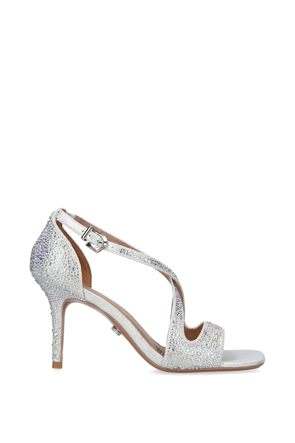 

Сандалии из ткани Symmetry Jewel Carvela, серебро