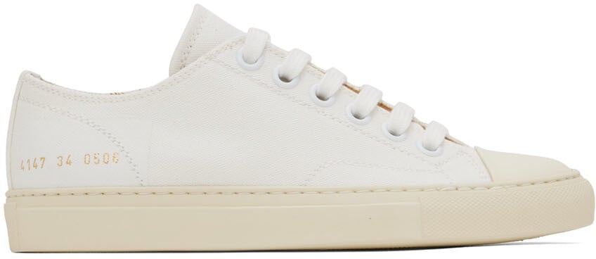 

Белые низкие кеды Tournament Common Projects