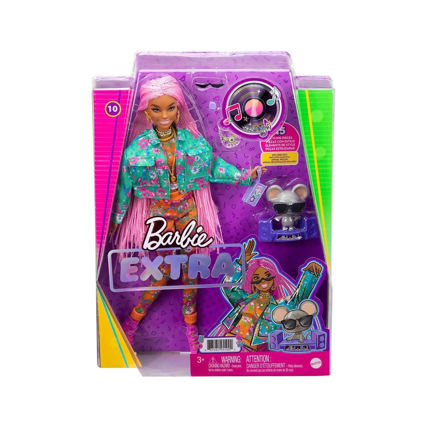 конструктор mega bloks животные гиппопотам grv21 Кукла Barbie GXF09