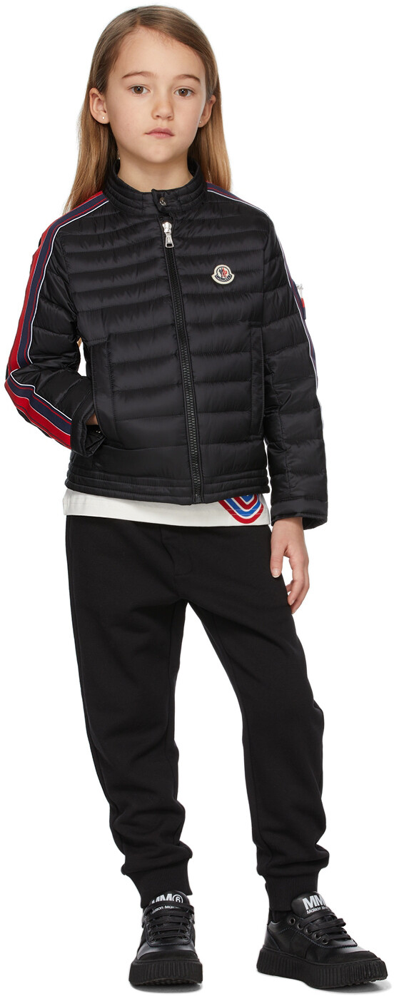 

Moncler Enfant Kids Черный пуховик Anderm