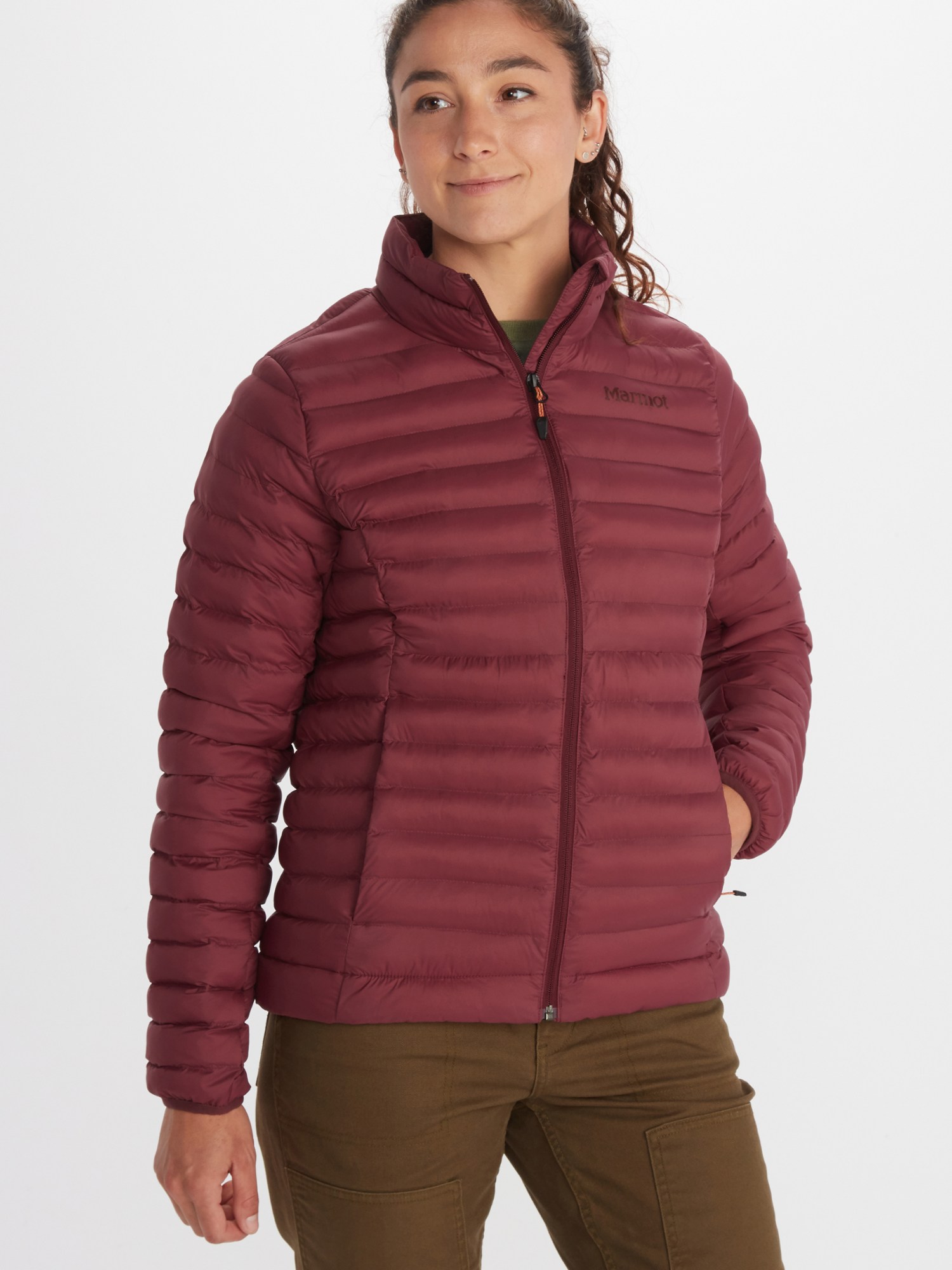 Утепленная куртка без перьев Echo — женская Marmot, фиолетовый куртка mercer женская marmot черный