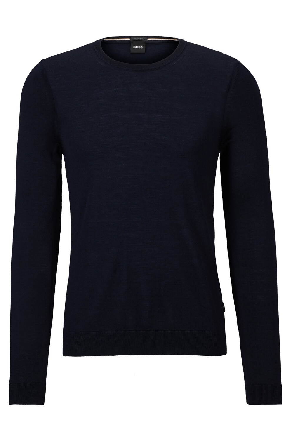 

Джемпер Hugo Boss Slim-fit In Virgin Wool, темно-синий