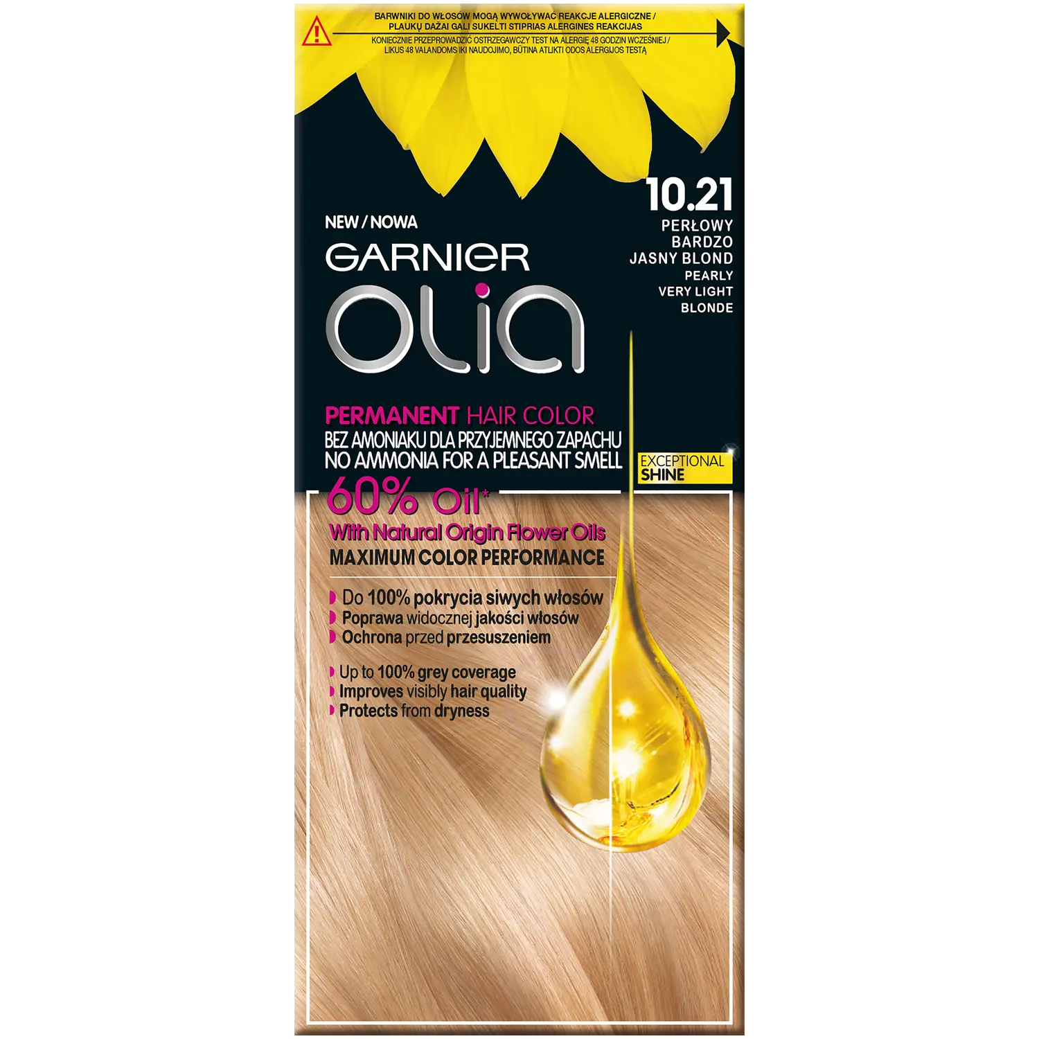 

Garnier Olia краска для волос 10.21 перламутровый очень светлый блонд, 1 упаковка