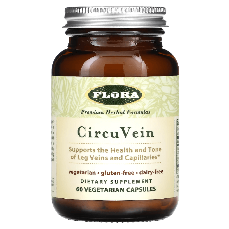 CircuVein Flora, 60 вегетарианских капсул flora дгк из водорослей 60 вегетарианских мягких желатиновых капсул