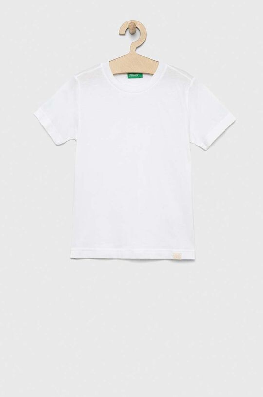 

Хлопковая футболка для детей United Colors of Benetton, белый