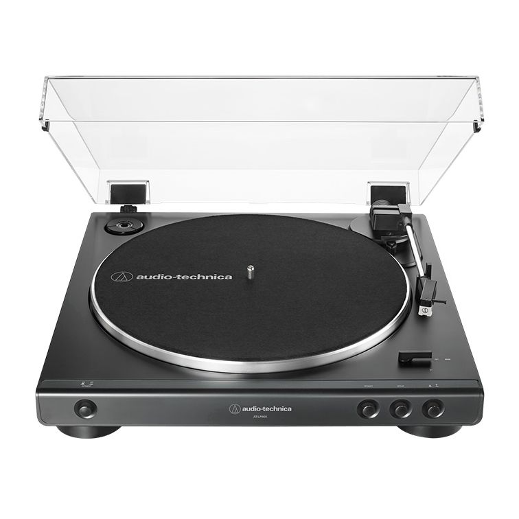 Проигрыватель Audio Technica AT-LP60X с ременным приводом, черный - фото