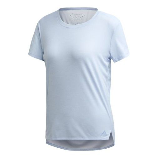 Футболка Adidas Training Sports Round-neck Short-sleeve Tee Blue, Синий