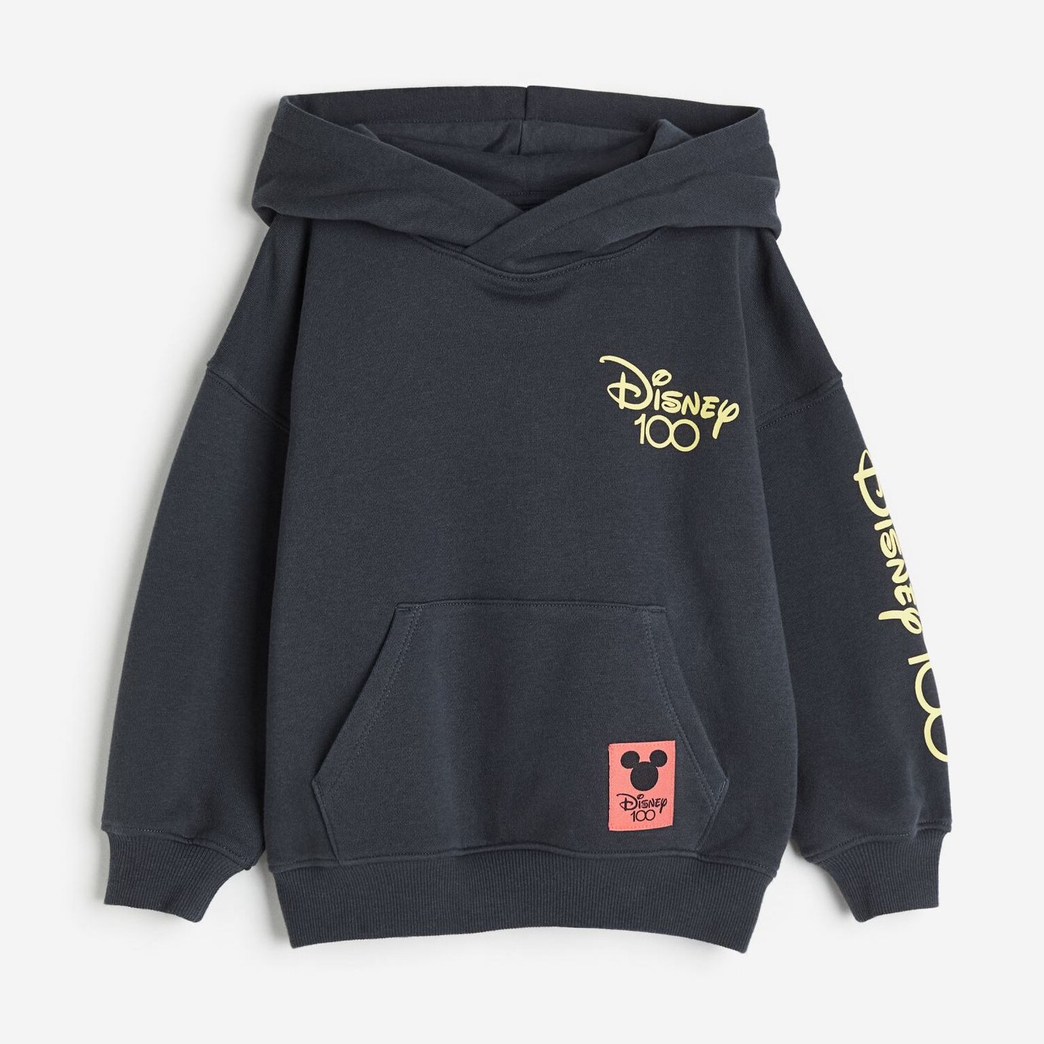 

Худи H&M Disney 100 Oversized Printed, черный