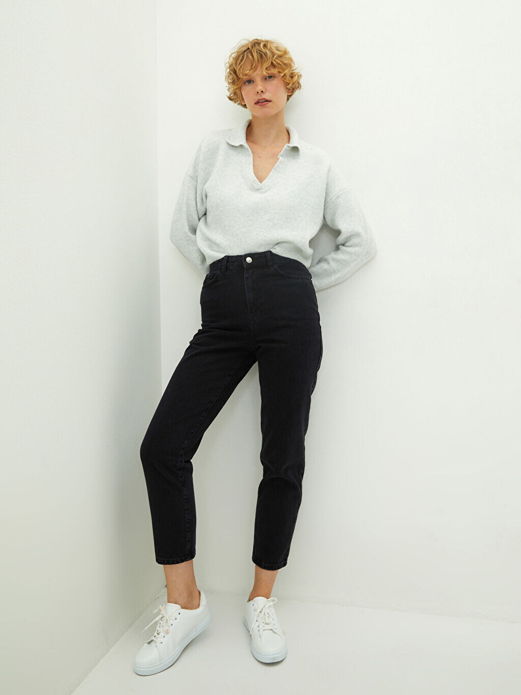 

Женские джинсы Rodeo прямого кроя с высокой талией и карманами LCW Jeans
