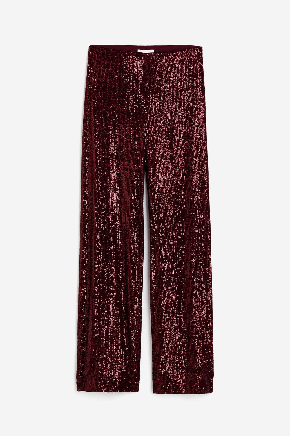 

Брюки H&M Sequined, темно-красный