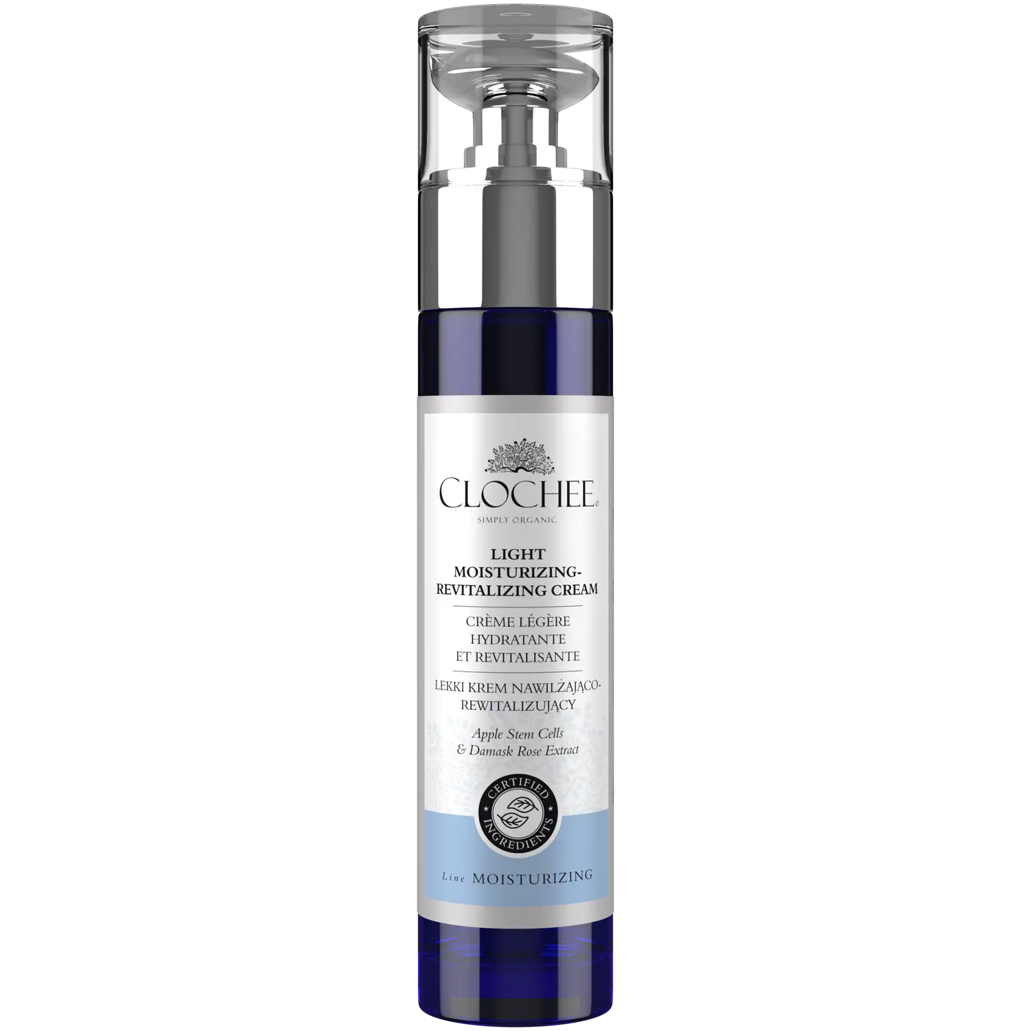 

Clochee Moisturizing легкий увлажняющий и восстанавливающий крем для лица, 50 мл