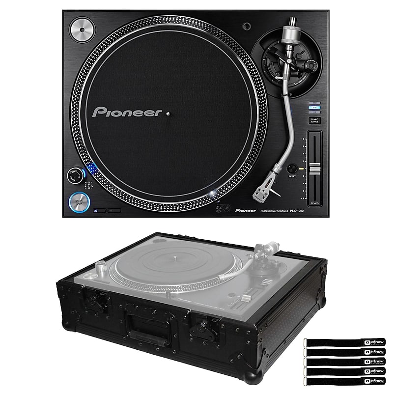 Pioneer DJ PLX-1000 Direct Drive Professional Turntable с чехлом Black Road Pioneer DJ PLX-1000 Direct Drive Professional Turntable w Black Road Case unique turntable black