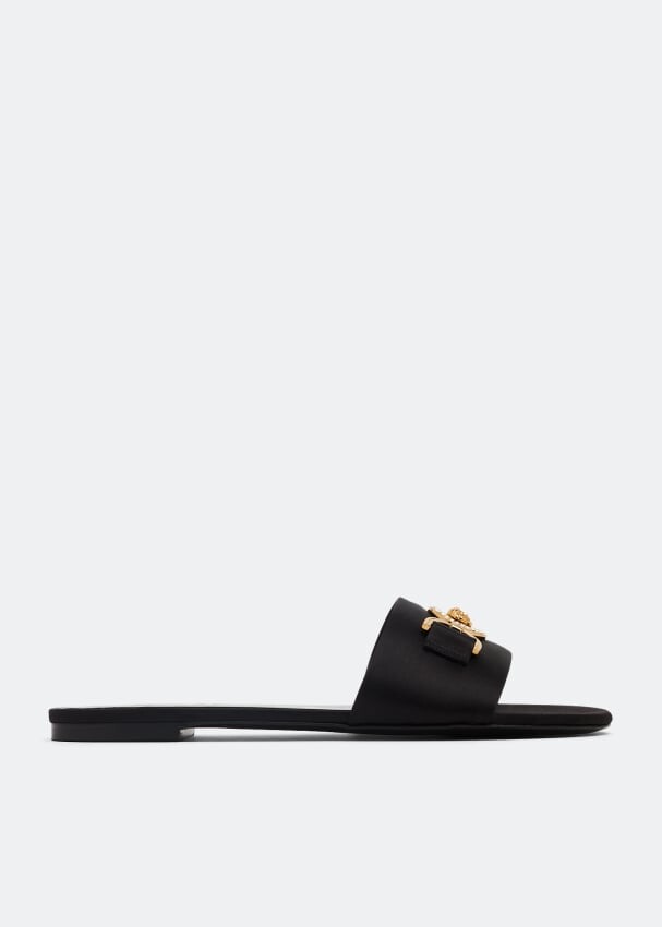 

Сандалии VERSACE Medusa '95 flat sandals, черный