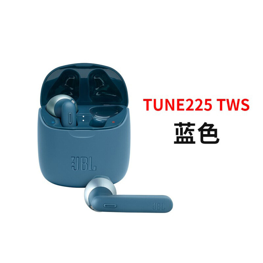 

Беспроводные наушники JBL T225TWS спортивные, синий