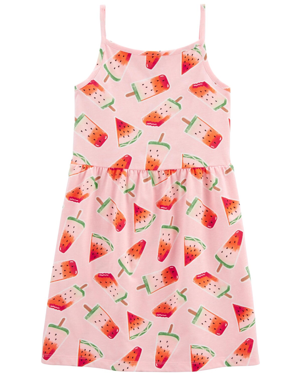 

Платье-майка из джерси Kid Watermelon Popsicle Carter's, розовый