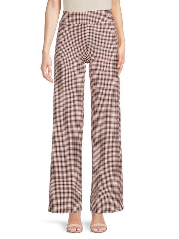 

Брюки Широкие Saks Fifth Avenue, rose check