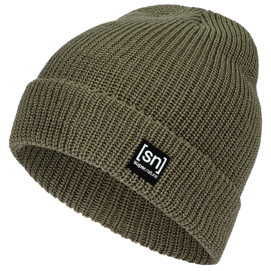 

Шапка Super.Natural Merino Basic Beanie, цвет Black Ink